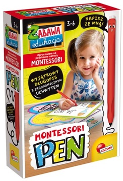 Lisciani Montessori Zestaw edukacyjny Nauka pisania Długopis 3-6 lat 97203