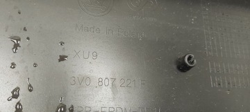 ПЕРЕДНИЙ БАМПЕР SKODA SUPERB III LIFT 3V0807221F
