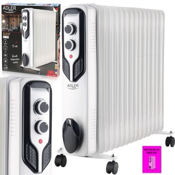 GRZEJNIK OLEJOWY OLEJAK ŻEBEREK 2500W ECO 3 TRYBY