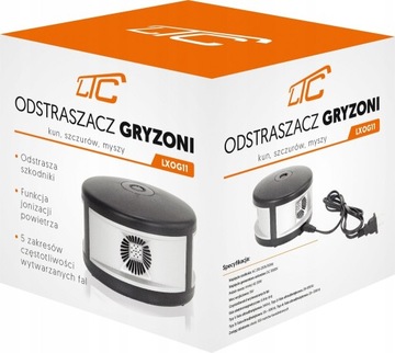 ОТПУСКАТЕЛЬ ГРЫЗУНОВ MARTEN RAT MICE УЛЬТРАЗВУКОВОЙ 360° ЭФФЕКТИВНЫЙ 100M2