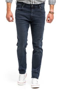 Męskie spodnie jeansowe proste Wrangler TEXAS TAPER W33 L32