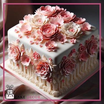 Регулируемый прямоугольный край, 10 см, форма для торта + булавки, набор булавок.