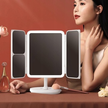 Складное зеркало со светодиодной подсветкой Jordan & Judy NV536