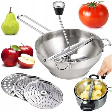 WYCISKARKA PRZECIERAK DO POMIDORÓW MASZYNKA DO SOKU OWOCÓW WARZYW MOCNA