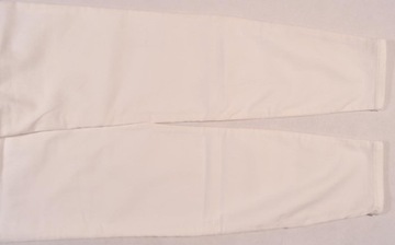 LEE spodnie SKINNY white SCARLETT CROPPED W24 L31