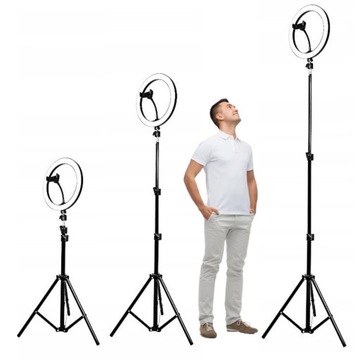 МОЩНАЯ СВЕТОДИОДНАЯ КОСМЕТИЧЕСКАЯ КОЛЬЦО-ЛАМПА RING 46