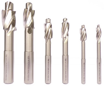 ZESTAW POGŁĘBIACZY Z PILOTEM POD ŚRUBY M3- M10 HSS-Co VIS