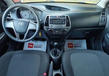 Hyundai i20 I Hatchback 5d Facelifting 1.2 DOHC 85KM 2013 Hyundai i20 1.2 benzyna 85KM Classic Klima Faktura VAT-Marza 1.2 Benzyna, zdjęcie 8