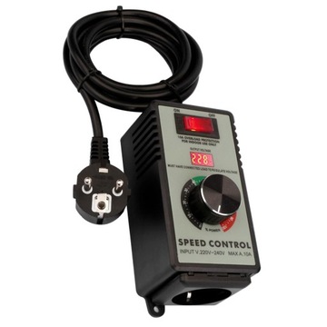 Регулятор скорости двигателя с напряжением питания в корпусе с розеткой 2400Вт 230В