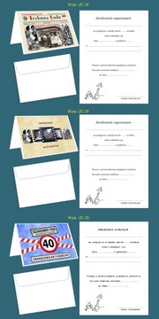 ПРИГЛАШЕНИЯ на 18 30 40 50 60 ДНИ РОЖДЕНИЯ