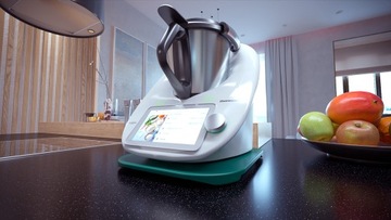 ELODII ДОСКА, ПОДСТАВКА, ПОДКЛАДКА ДЛЯ THERMOMIX THERMOMIX TM5 TM6 ЗЕЛЕНЫЙ
