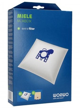 Worki 4 szt do odkurzacza Miele MLMB01K