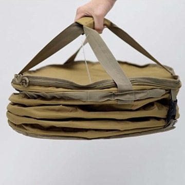 Складной мешок для садового мусора, мусора, сорняков, травы, ручки, лист, хаки, L