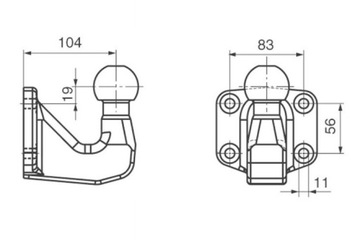 БУКСИРОВОЧНЫЙ КРЮК ШАРОВОЕ Сцепное устройство MERCEDES SPRINTER 903 906 910 3.5T BRINK THULE