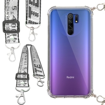 Etui Antishock Smycz Biała XIAOMI REDMI 9 Ochronne