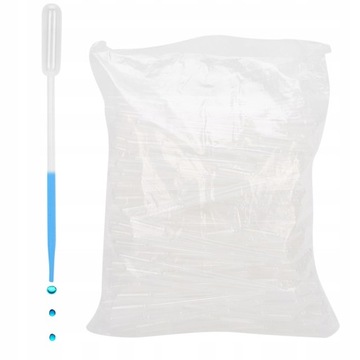 500 шт Одноразовые пластиковые пипетки