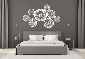 АЖУРНОЕ ПАНЕЛИ - НАБОР ИЗ 8 РОЗЕТ - 3D ОТДЕЛКА СТЕН