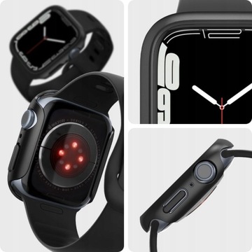 Чехол для Apple Watch 9/8/7 41мм, Spigen Thin Case Cover