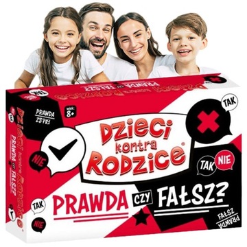 Rozgrywka RODZINNA Ciekawa GRA PLANSZOWA dla Dziecka Prawda czy Fałsz Mega