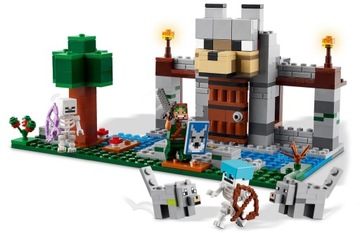 LEGO Minecraft 21261 Волчья крепость в подарок