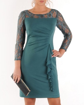 Sukienka Sabrina 42 letnia damska na wesele elegancka na komunie wizytowa