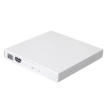 Внешний USB 2.0 DVD-привод Устройство записи компакт-дисков DVD-RW Белый