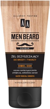 AA MEN BEARD Очищающий гель для бороды и лица