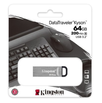 Kingston Pendrive Kyson DTKN / 64G USB 3.2 200 МБ / с