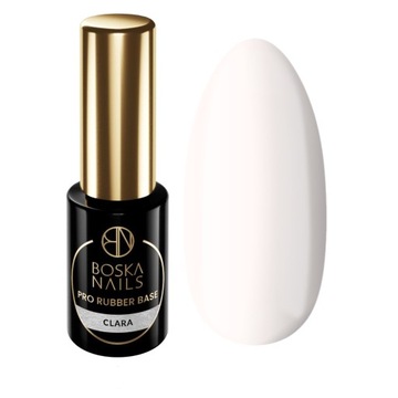 BOSKA NAILS Baza kauczukowa RUBBER BASE PRO CLARA 6ml