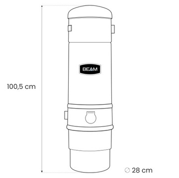 BEAM SC 385 PLATINIUM ЦЕНТРАЛЬНЫЙ ПЫЛЕСОС МОЩНЫЙ