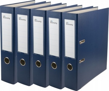 Segregator A4 Bantex Classic PP 7,5 cm granatowy 5 szt