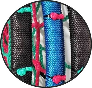 КАЧЕЛИ ГНЕЗДО АИСТА 120см до 150кг STRONG N из толстых веревок