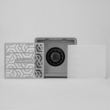 Pochłaniacz pyłu ULKA X2F Premium szary