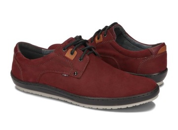 МУЖСКАЯ ОБУВЬ ПОВСЕДНЕВНАЯ КОЖАНАЯ ОБУВЬ 24 бордовый 42