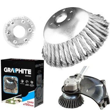 ГРАФИТОВАЯ ПРОВОЛОЧНАЯ ЩЕТКА ДЛЯ ЩЕТКИ ЩЕТКА КУБ 150 ММ