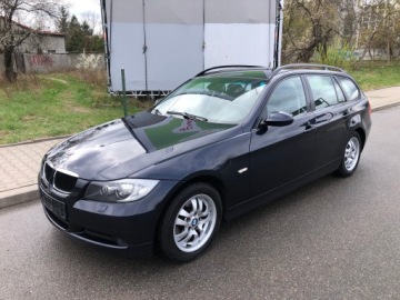 BMW Seria 3 E90-91-92-93 Touring E91 2.0 318i 129KM 2006 BMW 318i XENON KLIMA ALU HAK GRZANE FOTELE IDEALNY STAN Z NIEMIEC