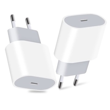 БЫСТРОЕ ЗАРЯДНОЕ УСТРОЙСТВО ДЛЯ IPHONE CUB 20ВТ + КАБЕЛЬ 1М / USB-C - ОСВЕЩЕНИЕ IPHONE