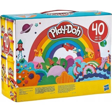 Hasbro Play Doh Ciastolina 40pak - Mega Zestaw Kreatywny E9413