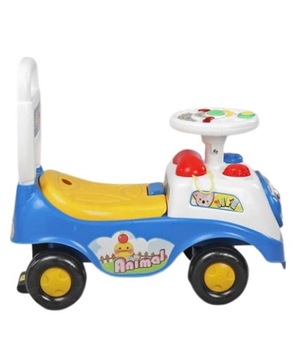 АВТОМОБИЛЬ PUSHER RIDE-OVER CAR DELUXE АВТОМОБИЛЬ 3 в 1 РУЛЕВОЕ КОЛЕСО С ИНТЕРАКТИВНОЙ МУЗЫКОЙ