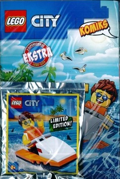 LEGO CITY COMICS №3/2021 + моторная лодка