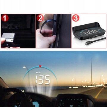 OBD2 светодиодный проектор автомобильный дисплей HUD датчик сумерек