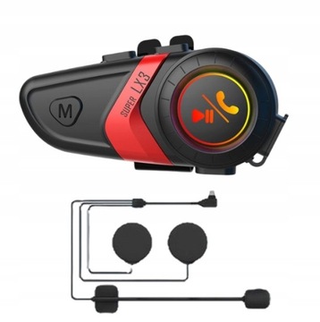 słuchawkowy Bluetooth Słuchawki do kasku moto