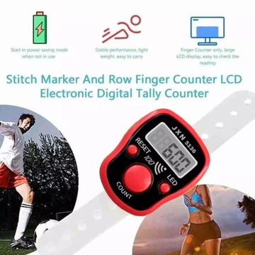 Elektroniczny licznik LED Dhikr/Tasbih/Tasbi/Tasbee Licznik palców