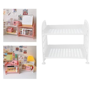 Łazienka Narożne Półki na Kosmetyki Poziom Biurko