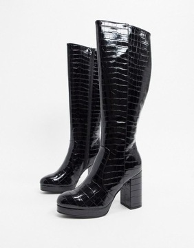 NEW LOOK BUTY KOZAKI DAMSKIE CZARNE 36 1P00