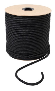 LINA POLIPROPYLENOWA Linka Żeglarska Czarna Pleciona 12mm 20M