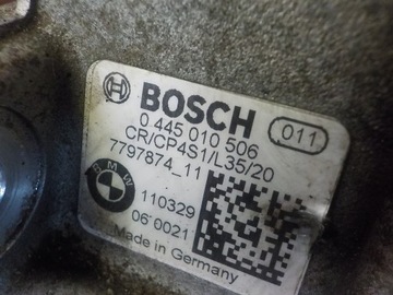 BMW E87 E90 X3 X1 2.0 D 11R 143KM N47 ČERPADLO VSTŘIKOVAČE 0445010506 7797874