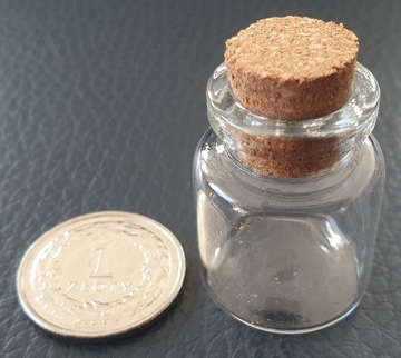 Стеклянные бутылки с пробками, набор 50 шт.