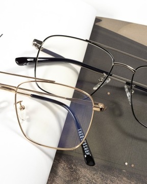 ПРЯМОУГОЛЬНЫЕ ОЧКИ-ПИЛОТ, БОЛЬШИЕ ЛИНЗЫ