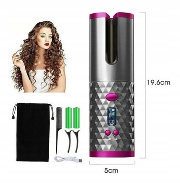 LCD Bezprzewodowa Automatyczna Lokówka Do Włosów